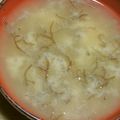 iketa's cooksnap of when they made もずくのみそ汁.