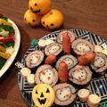 hasu0802's cooksnap of when they made おばけも大好き♪クリームチーズ巻き寿司.