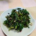 MIZU14's cooksnap of when they made たっぷりニラが食べれる♪マヨ醤油ゴマ和え.