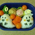 _m_a_n_a_'s cooksnap of when they made ハロウィンのおにぎり弁当（キャラ弁）.