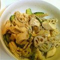 yukkatvxq's cooksnap of when they made シャキシャキ蓮根とササミのわさマヨサラダ.