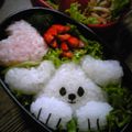 smfmoon's cooksnap of when they made キャラ弁当☆簡単いぬごはん☆.