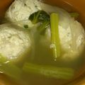 三毛三毛's cooksnap of when they made ☆簡単☆豆腐入り鶏団子の中華スープ.