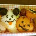 ドナ好き好き's cooksnap of when they made ハロウィンお弁当　ミッキーバージョン.