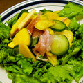 てる坊's cooksnap of when they made 柿ときゅうりのサラダ.