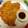 モンプチッタン's cooksnap of when they made 混ぜ混ぜ簡単！納豆チヂミ.