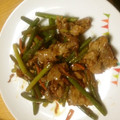 うなちゃん！'s cooksnap of when they made 簡単！豚コマとにんにくの芽の焼肉風炒め♪.