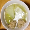 うなちゃん！'s cooksnap of when they made 白菜と肉団子の中華スープ.