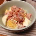 mickey、's cooksnap of when they made トマ玉サラダ.