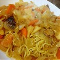れーなあああああ's cooksnap of when they made お鍋の残りdeあんかけ焼きそば.
