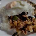 ひんべえ's cooksnap of when they made ピリ辛！野菜たっぷりオリエンタル丼.