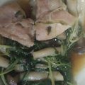 枝めろ's cooksnap of when they made 水菜と鶏肉の炒め煮.