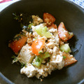 Mizutosora's cooksnap of when they made ゴーヤの豆腐とトマトの梅おかか和え♪.