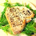 こはる・▽・'s cooksnap of when they made 簡単！ﾊｰﾌﾞｿﾙﾄでｻｯﾊﾟﾘ焼き☆.