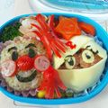 ゆっきっきー119's cooksnap of when they made キャラ弁♪ロールパンナ.
