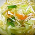 anjizi's cooksnap of when they made ☆○o。 ニラスープ　。o○☆.