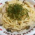 kumasan12's cooksnap of when they made 簡単タラコとしめじスパゲティ.