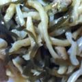 zazatoichi's cooksnap of when they made 沖縄料理のクーブイリチー◇残り昆布使用.