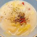 なつんこ★'s cooksnap of when they made 冷凍あさりとキャベツ♥️クラムチャウダー.