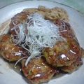 KUMI KUMI's cooksnap of when they made 野菜たっぷり豚つくね.