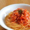 むろりん＊'s cooksnap of when they made 簡単☆トマトソースのスパゲティ.