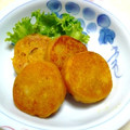 Haru Haru's cooksnap of when they made ポテトとかぼちゃのもちもち焼.