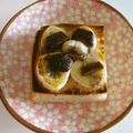 しろくまりん's cooksnap of when they made 簡単♪　板チョコとバナナのトースト.