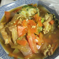 まりこはむ's cooksnap of when they made 絹揚げと青梗菜の卵とじ煮.