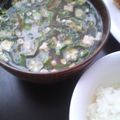 みーとmiii's cooksnap of when they made 焼き茄子とオクラの味噌汁.