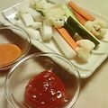 時花菜's cooksnap of when they made コチュジャンソース★サラダ（覚書）.