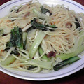 食いしん坊山ガール's cooksnap of when they made 舞茸とエリンギと小松菜の和風パスタ☆旨ぁ.
