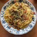 クックW6EFZZ☆'s cooksnap of when they made 舞茸とベーコンの醤油パスタ.