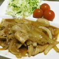 めい太＆ぽこ太's cooksnap of when they made しょうが焼き（玉ねぎ入り）.