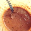 こはる・▽・'s cooksnap of when they made ココア入り米ぬかソース（クリーム）.