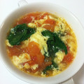 マミちゃむ's cooksnap of when they made トマトとモロヘイヤの中華風卵スープ.