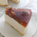 ぷぐポン⭐'s cooksnap of when they made ラム酒香る*栗の渋皮煮レアチーズケーキ.