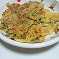 MaiMai0423's cooksnap of when they made かいわれ大根とごぼうのチヂミ.