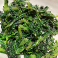 わんあみ's cooksnap of when they made 簡単！ごま油香る♪春菊のごま和え.