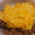 haine3's cooksnap of when they made 卵のっけ☆ニラチャーハン.
