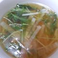 babypooh☆'s cooksnap of when they made 大根と水菜のスープ.