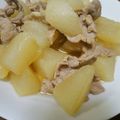 ♥ゆみ♥'s cooksnap of when they made 豚小間と大根の煮物.