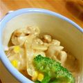 natsu56820's cooksnap of when they made 鶏肉とぶなしめじのクリーム煮.