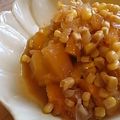 ルロワ・モワ's cooksnap of when they made かぼちゃ煮＊新玉ねぎとコーン.