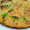 けいきょちゃん's cooksnap of when they made ほうれん草とベーコンのオープンオムレツ.