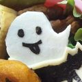 ナカハル's cooksnap of when they made ハロウィンに♪はんぺんおばけ♪お弁当に♪.