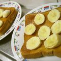 あひるの娘's cooksnap of when they made バナナ☆トースト.