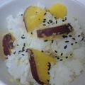 hatotokei's cooksnap of when they made 即席♪さつま芋ご飯.