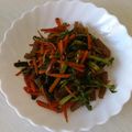 みょごろ's cooksnap of when they made 大根菜とにんじんとじゃこの炒め物.
