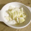 3姉妹ちゃんママ's cooksnap of when they made Ｗりんごのスキムヨーグルト!!.