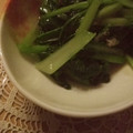 ルリナ's cooksnap of when they made 小松菜のにんにく炒め.